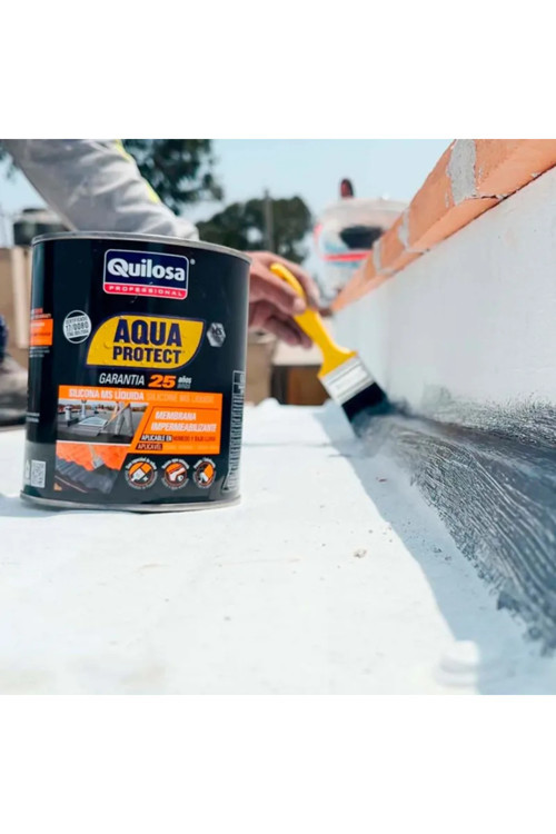 Quilosa Aqua Protect Likit Ms Silikon Elastik Kaplama Su Yalıtım Malzemesi 1Kg Antrasit Gri