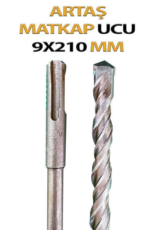 Matkap Ucu 9X210 Mm Artaş Hilti Uyumlu