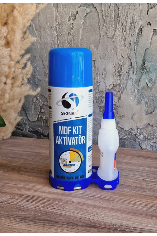 Segnan Hızlı Yapıştırıcı 400Ml Sprey + 100 Ml Sıvı Yapıştırıcı Maket Çalışmaları İçin Tüm Yüzeyler