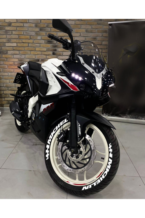Michelin Lastik Yazısı Motorsiklet Lastik Stikeri Lastik Sticker 15-21İnç Arası Uyumlu 8 Adet