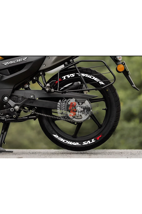 Motosiklet Lastik Sticker Seti – Tvs Raider Uyumlu 15-19İnç 8 Adet,Lastik Yanak Yazısı Dekoru Stiker