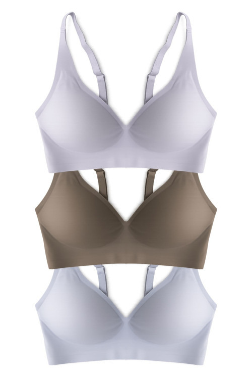 Seamless Bra - Avelis | Lazer Kesim Dikişsiz Balensiz İz Bırakmayan Kadın Sütyen 3'lü Paket