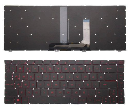 MSI Gf63 Thin 10scsr-207xtr Klavye Işıklı Tuş Takımı Aydınlatmalı