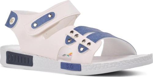 Şiringenç 210107 Beyaz-Kot Mavi Comfort Erkek Çocuk Sandalet