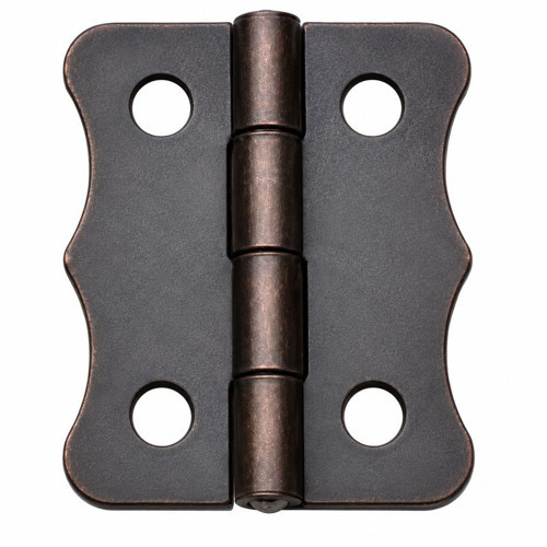 Antik Bakır 100 Adet Papatya Menteşe Düz 40x30 mm - Dekoratif Çerçeve Fener Sandık Kutu Menteşesi