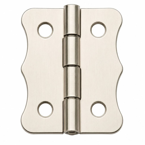 Nikel 100 Adet Papatya Menteşe Düz 36x24 mm - Dekoratif Çerçeve Fener Sandık Kutu Menteşesi