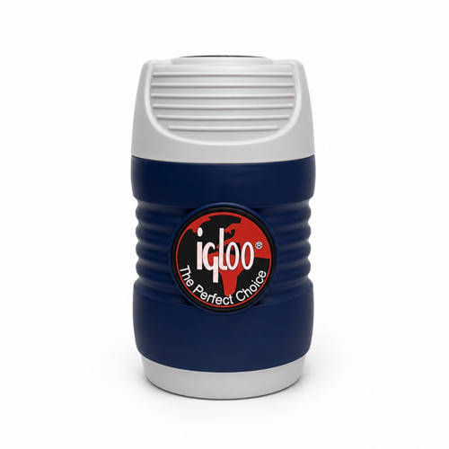 Cam Yemek Termosu - Isı Yalıtımlı - Igloo - 600 ml - Gri/Lacivert - 200385