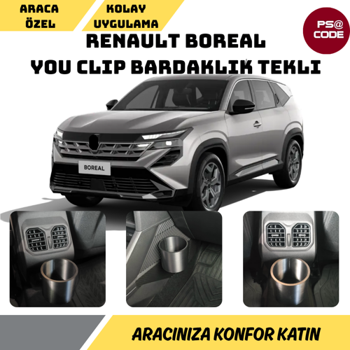 Renault Boreal Bardaklık Tekli YouClip