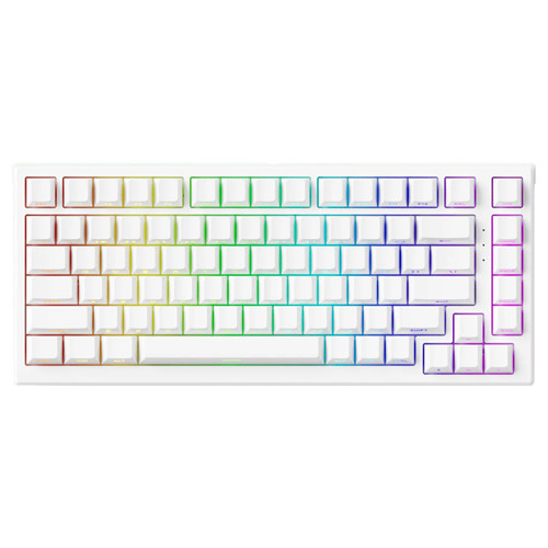 TAC75 HE White %75 Glare Manyetik Switch 8K Hz Hall Effect ARGB İngilizce Gaming Klavye