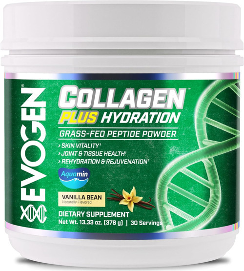 Collagen Plus Hydration Grass Fed Skin Vitality Joint & Tissue Health | Vanilla 378 gr