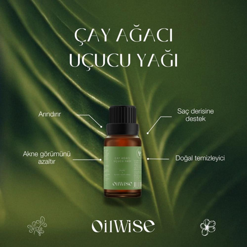 Temizleyici ve Yenileyici Çay Ağacı Uçucu Yağı 10 ml