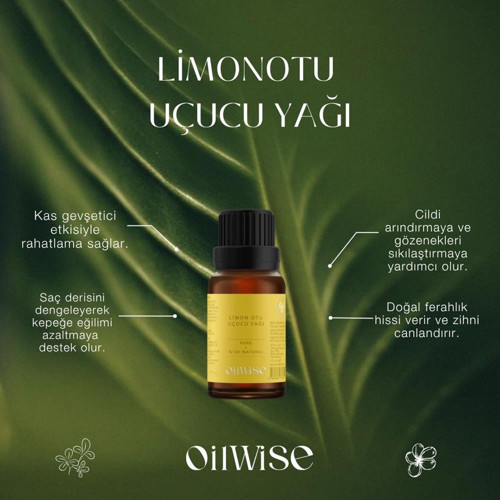 Rahatlatıcı ve Dengeleyici Limon Otu Uçucu Yağı 10 ml