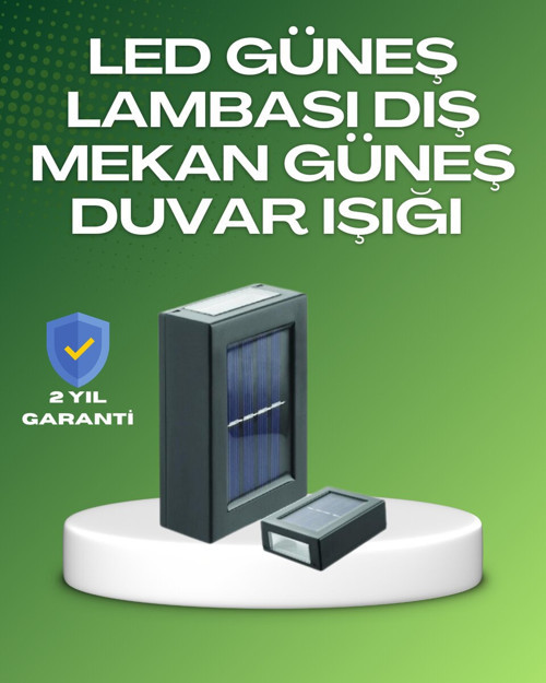Dış Mekan Güneş Paneli ile Aydınlatma Lambası - TEOLSA3954-1469