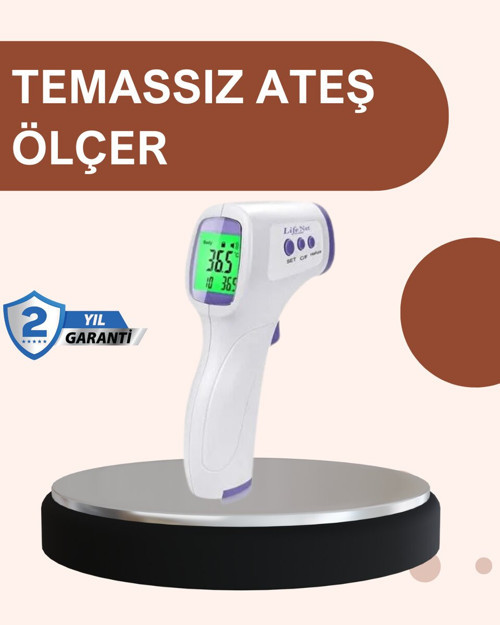 Temassız Dijital Ateş Ölçer Büyük Ekranlı Hızlı Okuma - TEOLSA2689-5790