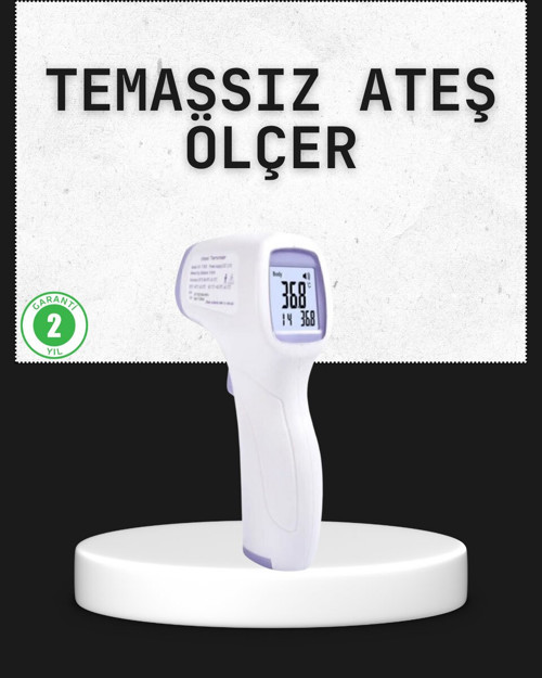 Temassız Termometre Hızlı Ölçüm Güvenli Dijital Ateş Ölçer - TEOLSA3788-6073