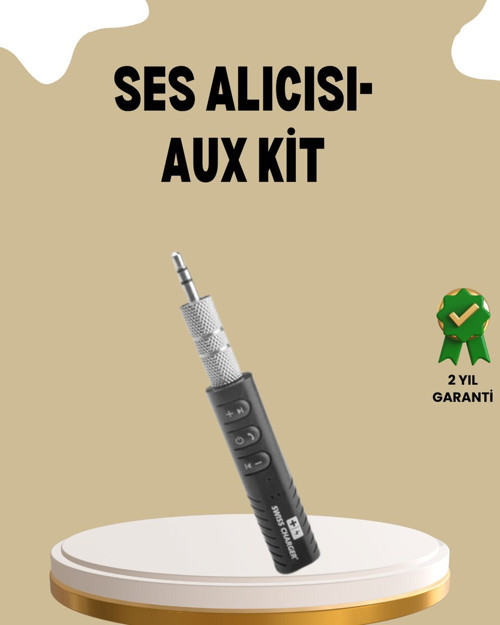 Mini Bluetooth Ses Adaptörü – Hoparlör Araç Radyosu ve Kulaklık İçin - TEOLSA5831-1002