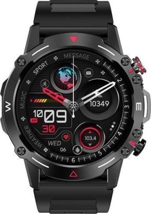 Smart Watch 1.43" Amoled Hd Ekran 410 Mah Pil Ömürlü Akıllı Saat Siyah