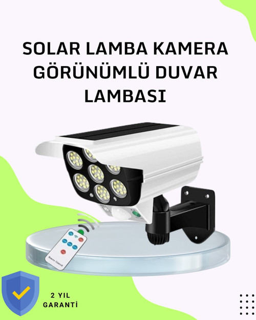 3 Modlu Güneş Paneli Aydınlatmalı Dış Mekan Güvenlik Işığı – IP65 Su Ge - TEOLSA2913-8