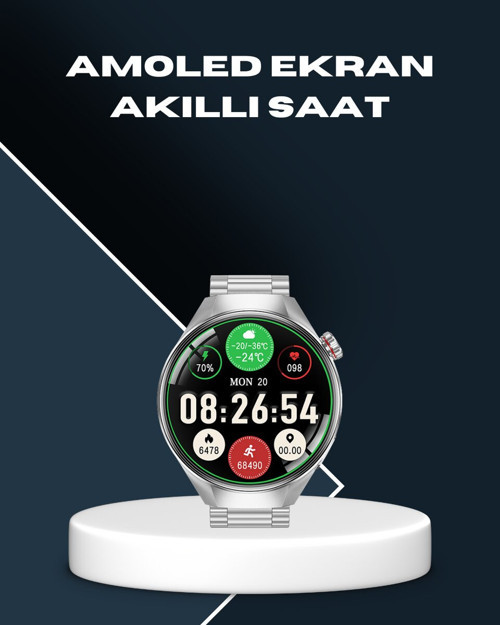 Akıllı Saat Bluetooth Görüşme Destekli – Spor Sağlık ve Bildirim Özellikli - TEOLSA2268-5