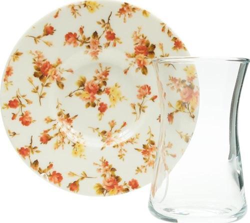 Tulu Heybeli 6 Kişilik 12 Parça Çay Seti 160 ml