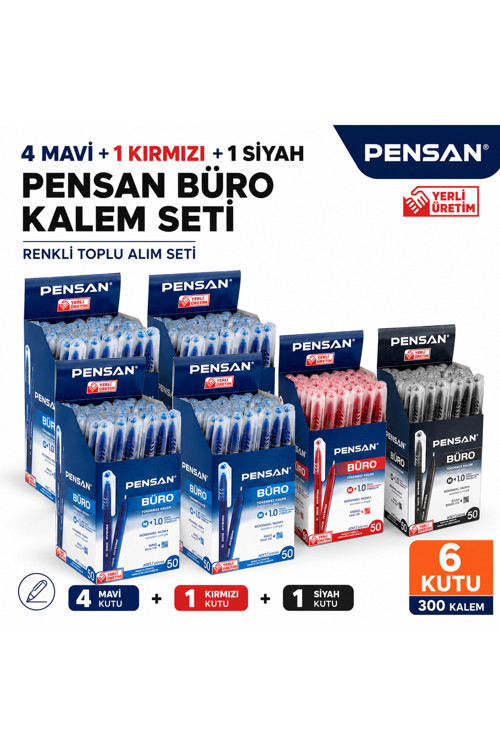2270 BÜRO 1.0 Tükenmez Kalem 300 Adet