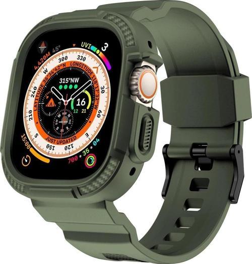 T800 Ultra 49 Mm 1.99İnç Türkçe Tüm Telefonlarla Uyumlu Gümüş Kasa Akıllı Saat
