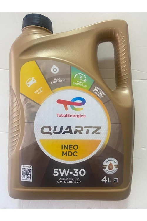 Quartz Ineo Mdc Dexos 2 Acea C2 C3 Dpf'li 5W-30 4 Litre Motor Yağı (Üretim Yılı: 2023)
