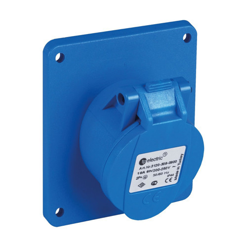 TP Electric 3120-309-0900 Vidalı Bağlantı IP44 3x16A CEE Norm Eğik Makine Prizi