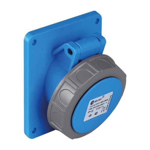 TP Electric 3121-309-0900 Vidalı Bağlantı IP67 3x16A CEE Norm Eğik Makine Prizi