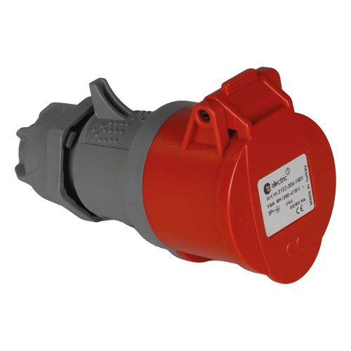 TP Electric 3122-304-1601 Vidalı Bağlantı IP44 4x16A CEE Norm Uzatma Prizi