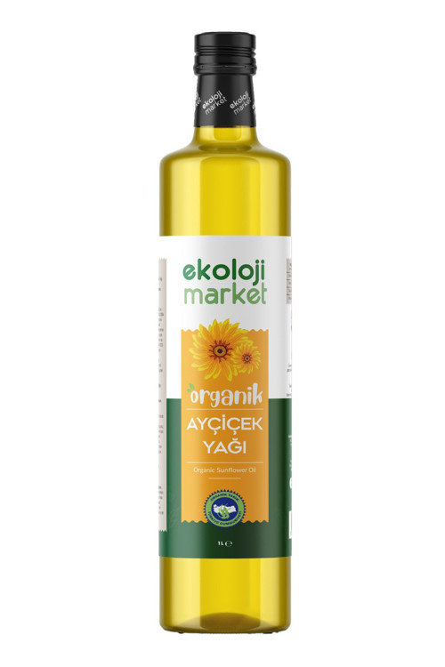 Organik Glutensiz Ayçiçek Yağı 1 Lt