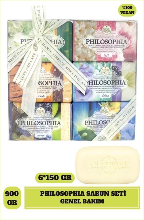 Sabun Seti Philosophia 6 Çeşit Kokulu Vegan Sabun 6 x 150 Gr