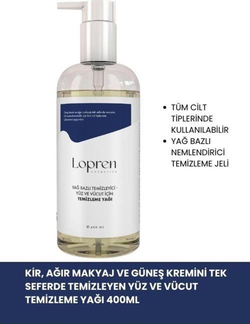 Yağ Bazlı Temizleyici Yüz Ve Vücut Için Temizleme Yağı 400 ml
