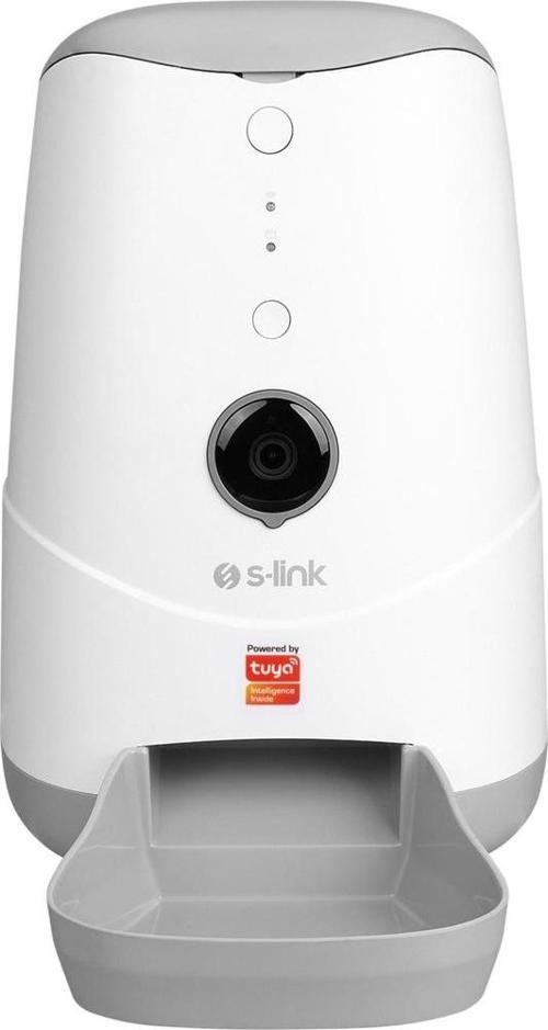SL-20 Otomatik Yem Kabı 1080P Kamerali 3.7L Wifi Tuya Destekli Akıllı Kedi Köpek Besleyici