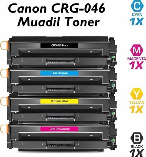 Canon CRG-046 Muadil Takım Toner - 4 Renk C/M/Y/K