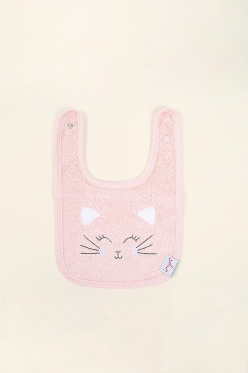 Kitty %100 Pamuk Bebek Önlüğü Pembe