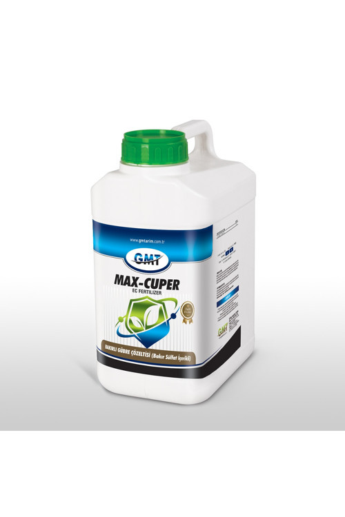 Max Cuper 5 Lt ( Bakırlı Gübre çözeltisi - Sistemik Bakır )