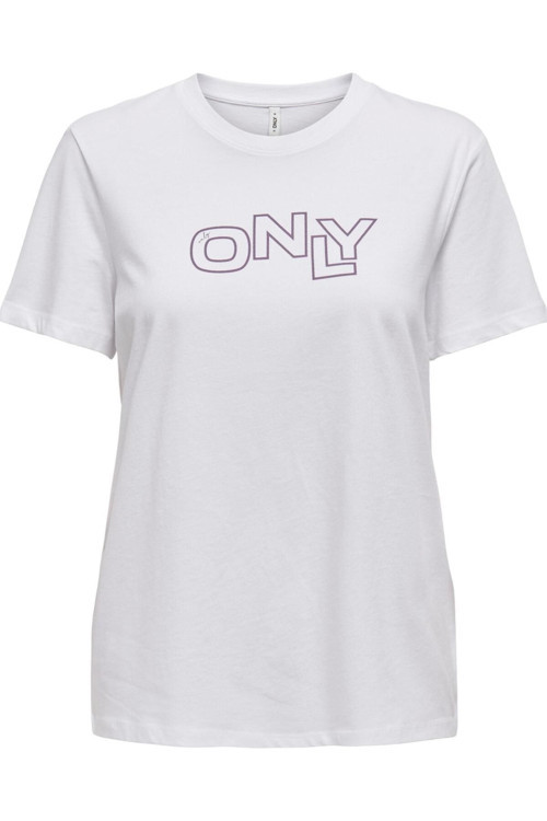 Onllotta S/s Tee Cs Jrs Kadın Beyaz T-shirt - 15339251