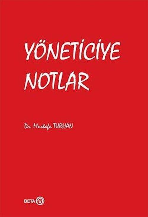 Beta Yayınları Yöneticiye Notlar
