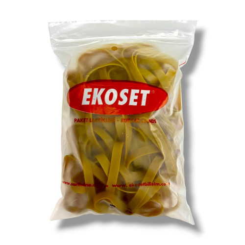 Kauçuk Ekstra Kalın Paket Lastiği 130x10mm 500 Gram