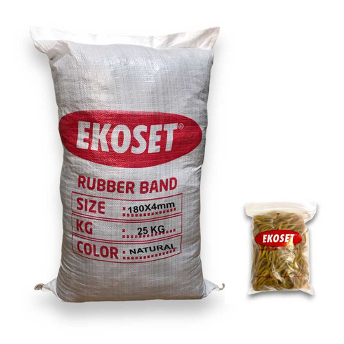 Kauçuk Kasa Paket Lastiği 180x4 25 Kg