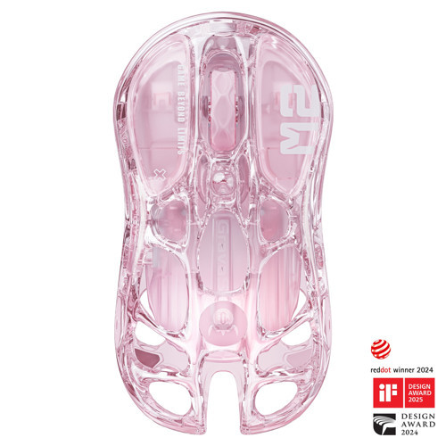 Mercury M2 RGB 26.000 Dpi Optik Gaming Mouse, Kablosuz, Crystal Rose