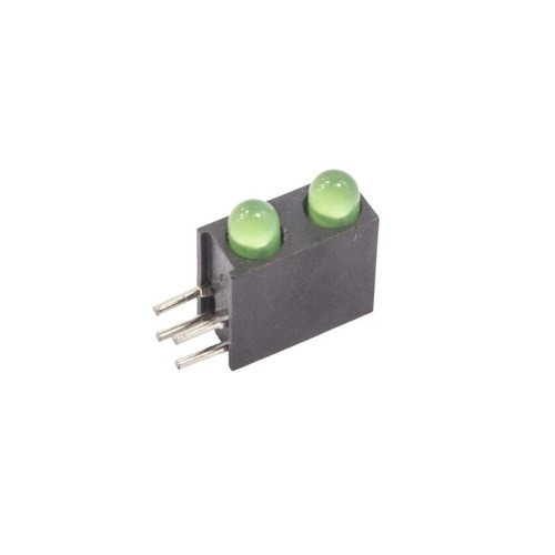 3mm 2'li Yeşil Led - Led Yuvası Dahil