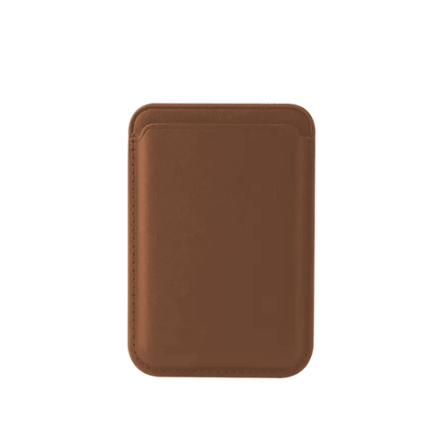 MagSafe Manyetik Standlı PU Deri Kartlık - Magnetic Leather Wallet
