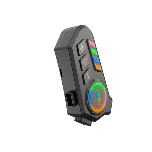 BE56 Renkli LED Aydınlatmalı Kask Kulaklıkları - Bluetooth Motosiklet Kulaklığı