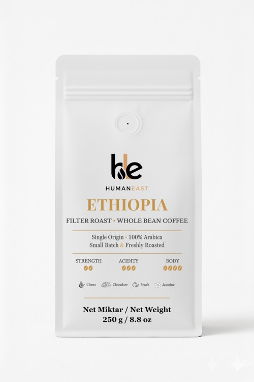 Ethiopia Single Origin Filtre Kahve %100 Arabica 250 G