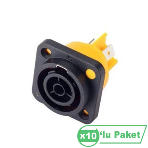 Ld4043-F Powercon Wp Soket Konnektör ( 10'lu Paket )
