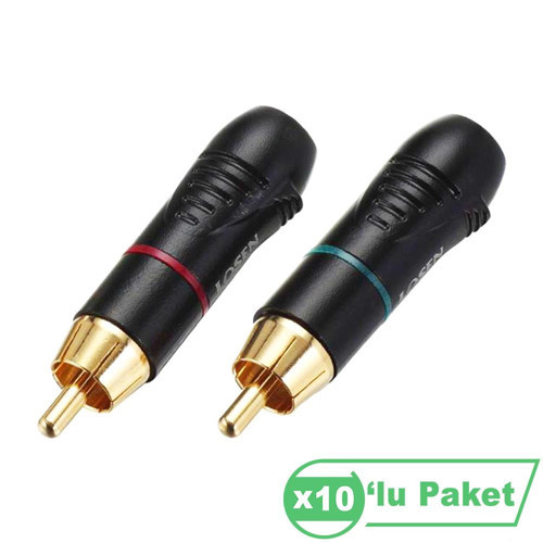 Le5040 Rca Erkek Konnektör ( 10'lu Paket )