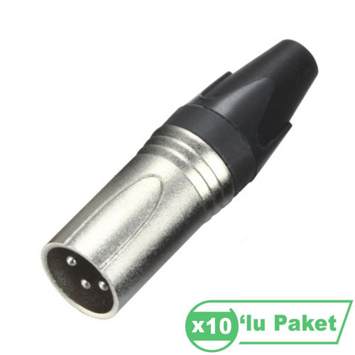 La1032-1 Xlr 3-Pin Erkek Konnektör ( 10'lu Paket )