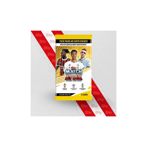 Topps Mythos Cards Match Attax 24/25 Aksiyon Dolu Koleksiyon 12 Adet Kart İçeren Paket